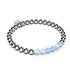 Aquamarin | Silber | Meerjungfrau Glas Ausdruck Armband